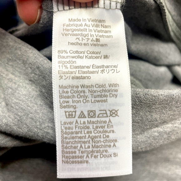 NWT J Crew Gray Cropped Leggings Sz S - Picture 6 of 6